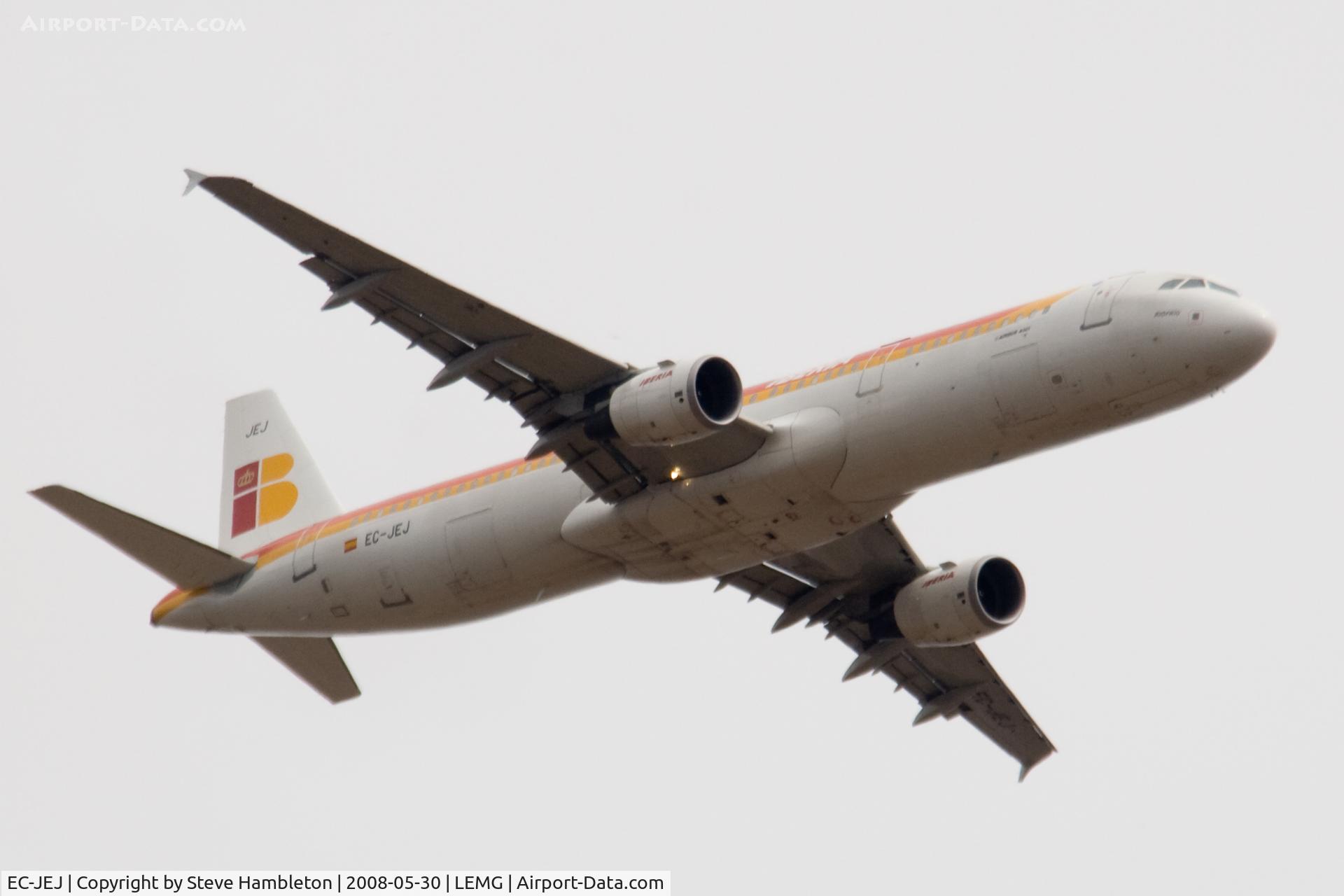 EC-JEJ, 2005 Airbus A321-211 C/N 2381, Shot from La Cencerrita, 11 miles out from Malaga