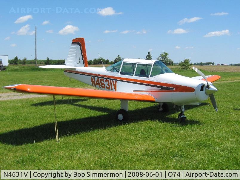 N4631V, 1977 Varga 2150A Kachina C/N VAC-87-77, A little misfortune and some soft turf led to a nosewheel failure of this very nice Varga.