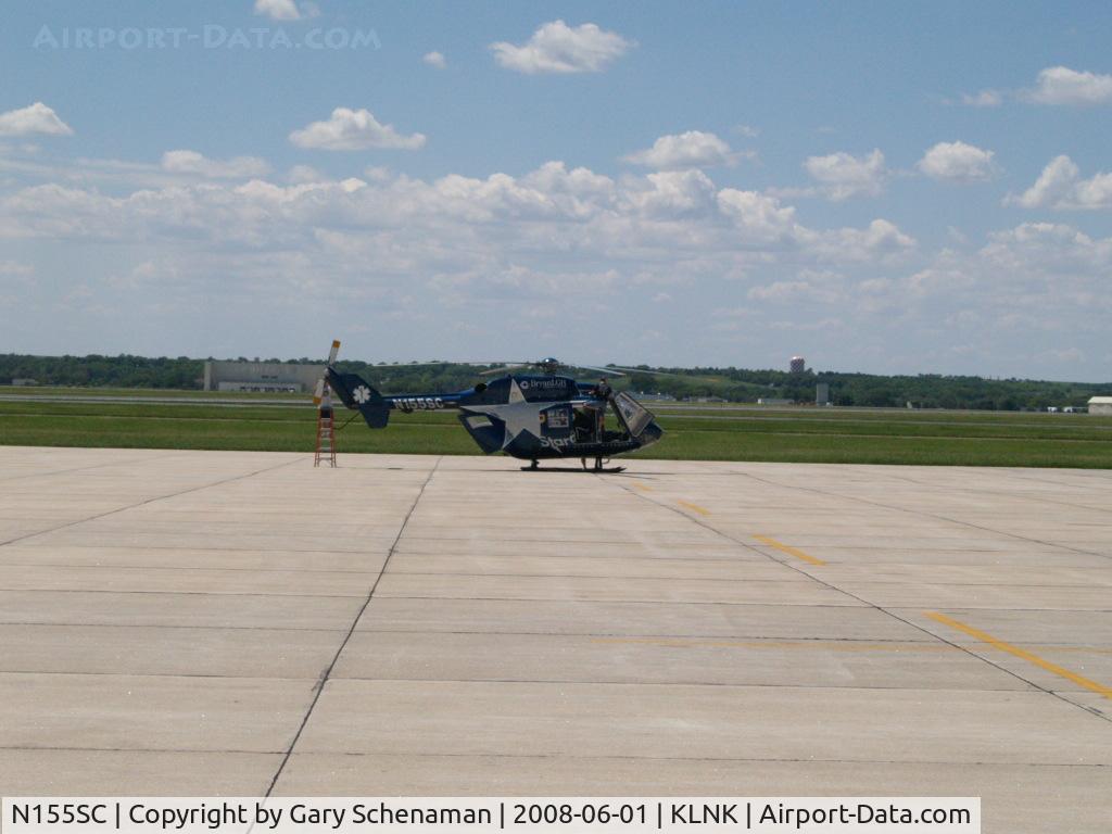 N155SC, Eurocopter-Kawasaki BK-117B-1 C/N 7173, MAINTAINCE ON THE TARMAC