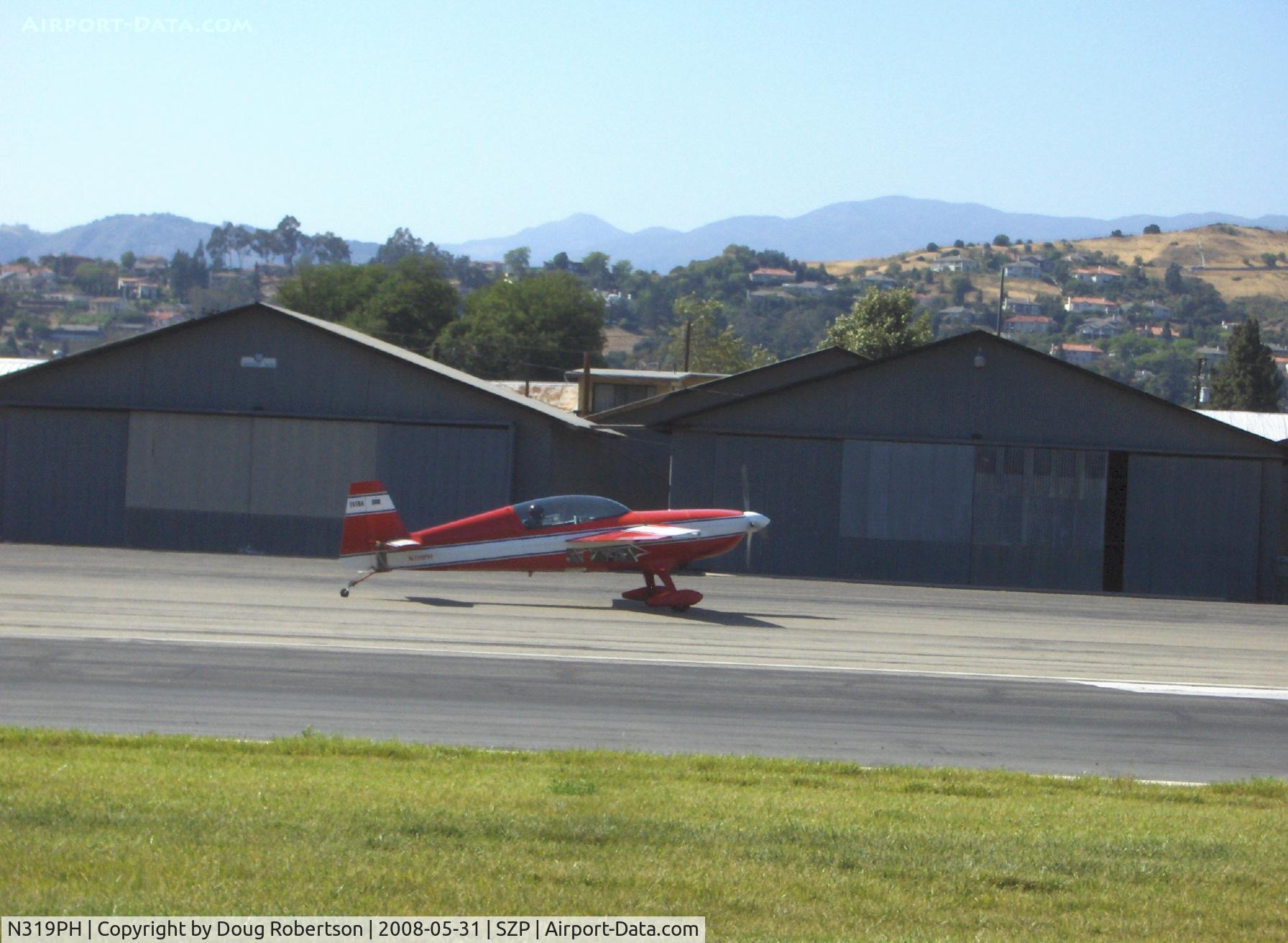 N319PH, 1991 Extra EA-300 C/N 030, 1991 Extra Flugzeugbau Gmbh EA-300 AKROBAT, Lycoming AEIO-540-L1B5 300 Hp, Experimental class, taxi back