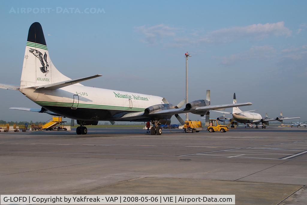 G-LOFD, 1961 Lockheed L-188C(F) Electra C/N 1143, Atlantic Airlines Lockheed Electra