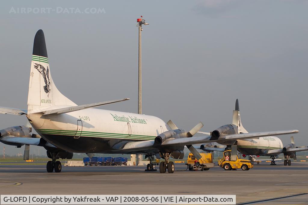 G-LOFD, 1961 Lockheed L-188C(F) Electra C/N 1143, Atlantic Airlines Lockheed Electra