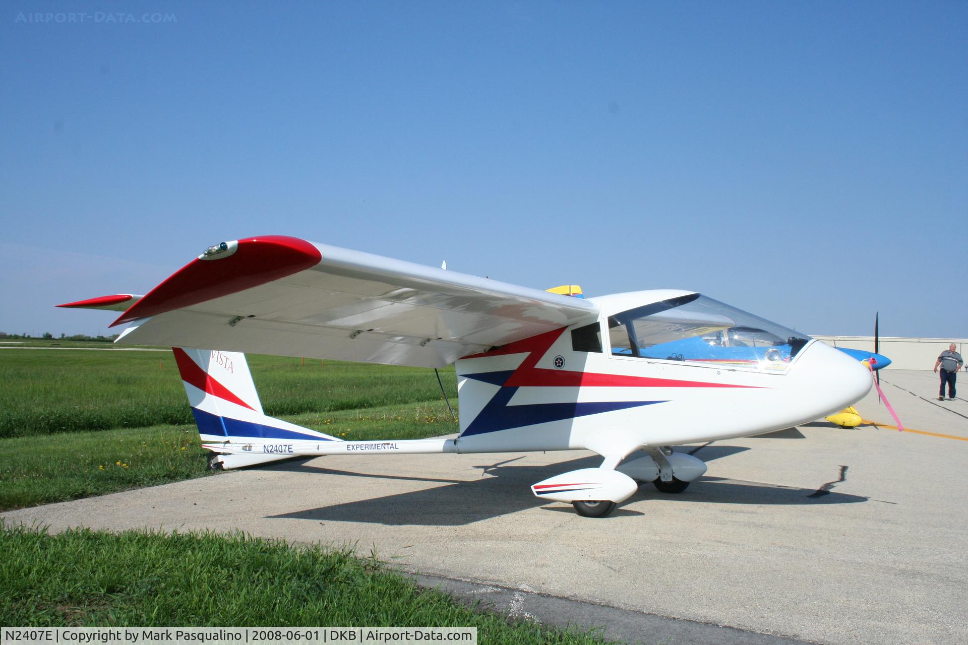 N2407E, 2002 Spectrum Aircraft Corp SA-20 VISTA C/N SA-20-001, SA-20 Vista