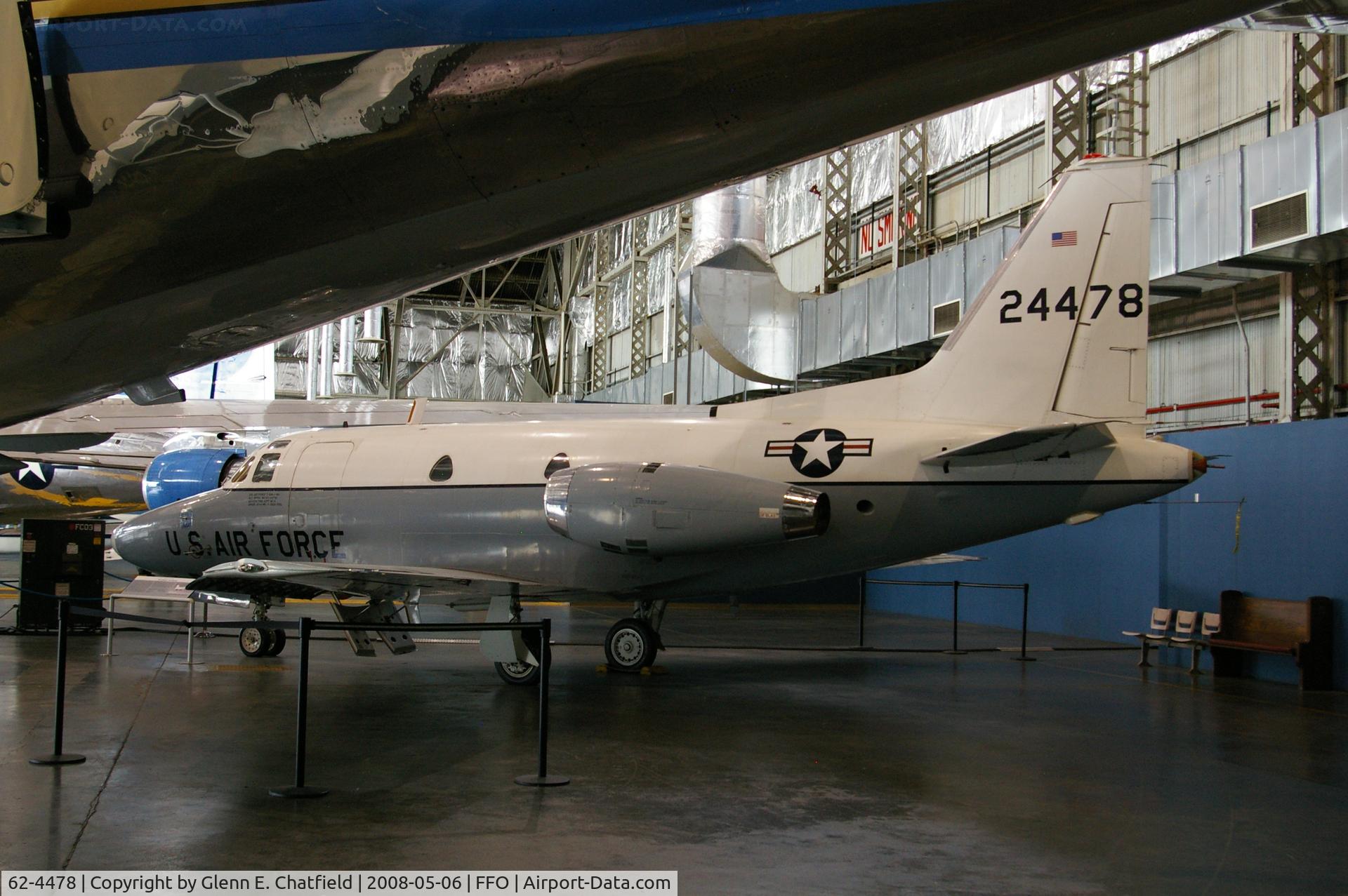 62-4478, 1962 North American T-39A Sabreliner Sabreliner C/N 276-31, Displayed at the National Museum of the U.S. Air Force
