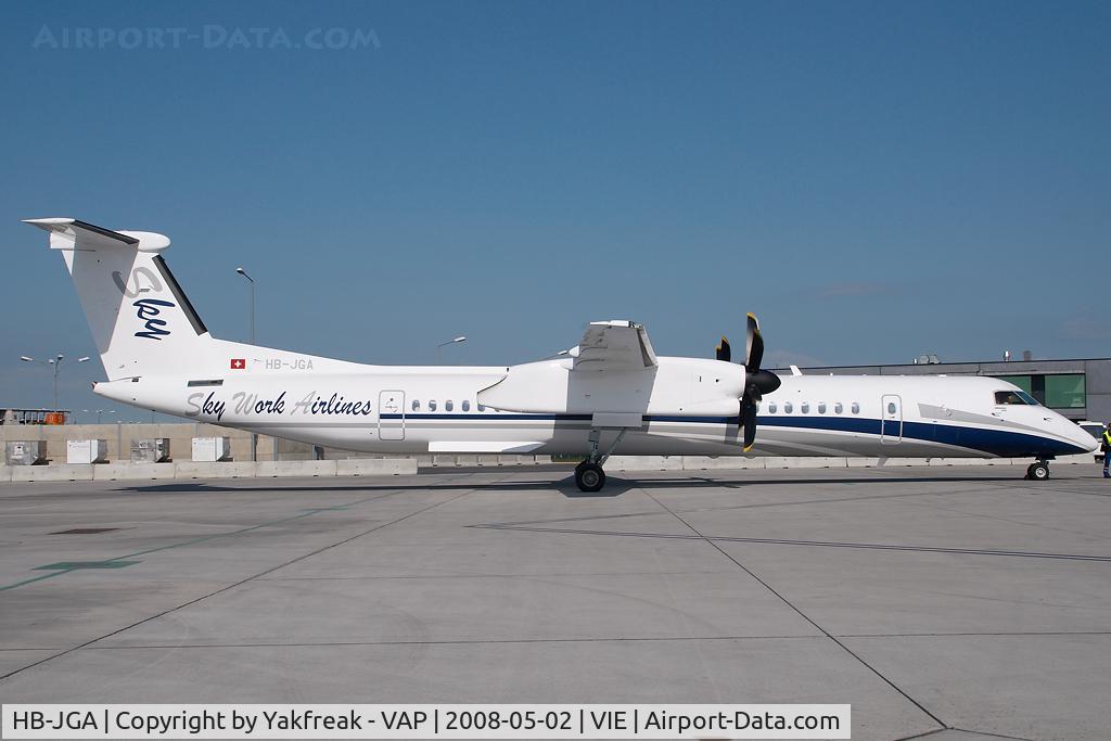HB-JGA, 2008 De Havilland Canada DHC-8-402Q Dash 8 Dash 8 C/N 4198, Skyworks Dash8-400