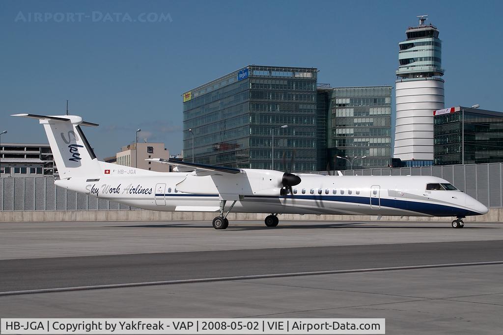 HB-JGA, 2008 De Havilland Canada DHC-8-402Q Dash 8 Dash 8 C/N 4198, Skyworks Dash8-400