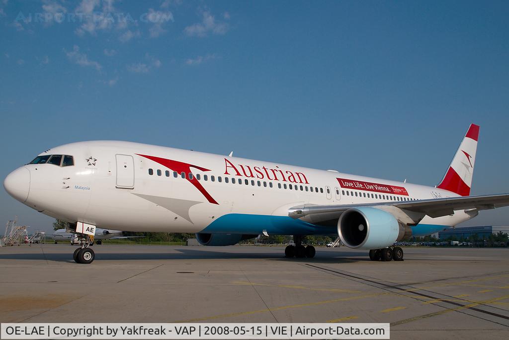 OE-LAE, 2000 Boeing 767-3Z9/ER C/N 30383, Austrian Airlines Boeing 767-300