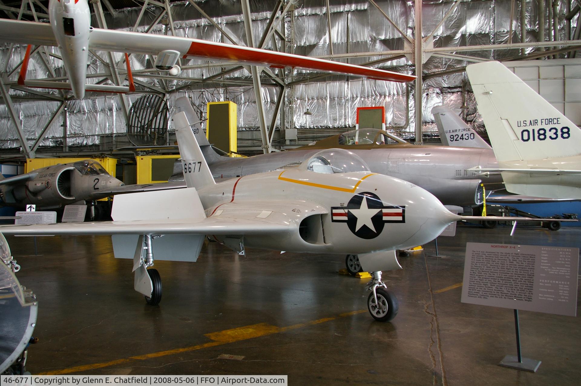 46-677, 1946 Northrop X-4 Bantam C/N Not found (46-677), Displayed at the National Museum of the U.S. Air Force