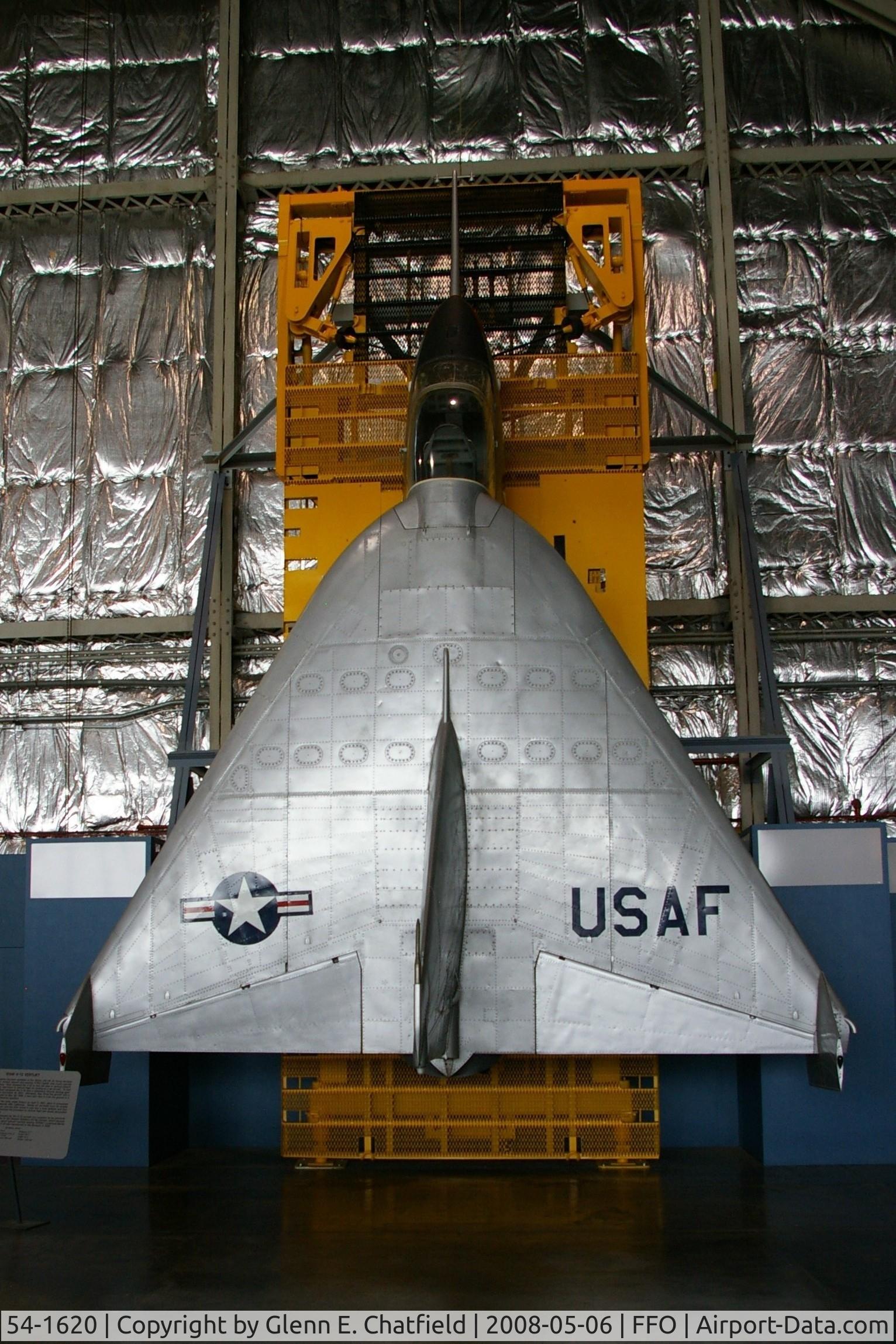 54-1620, 1954 Ryan X-13-RY Vertijet C/N Not found 54-1620, Displayed at the National Museum of the U.S. Air Force
