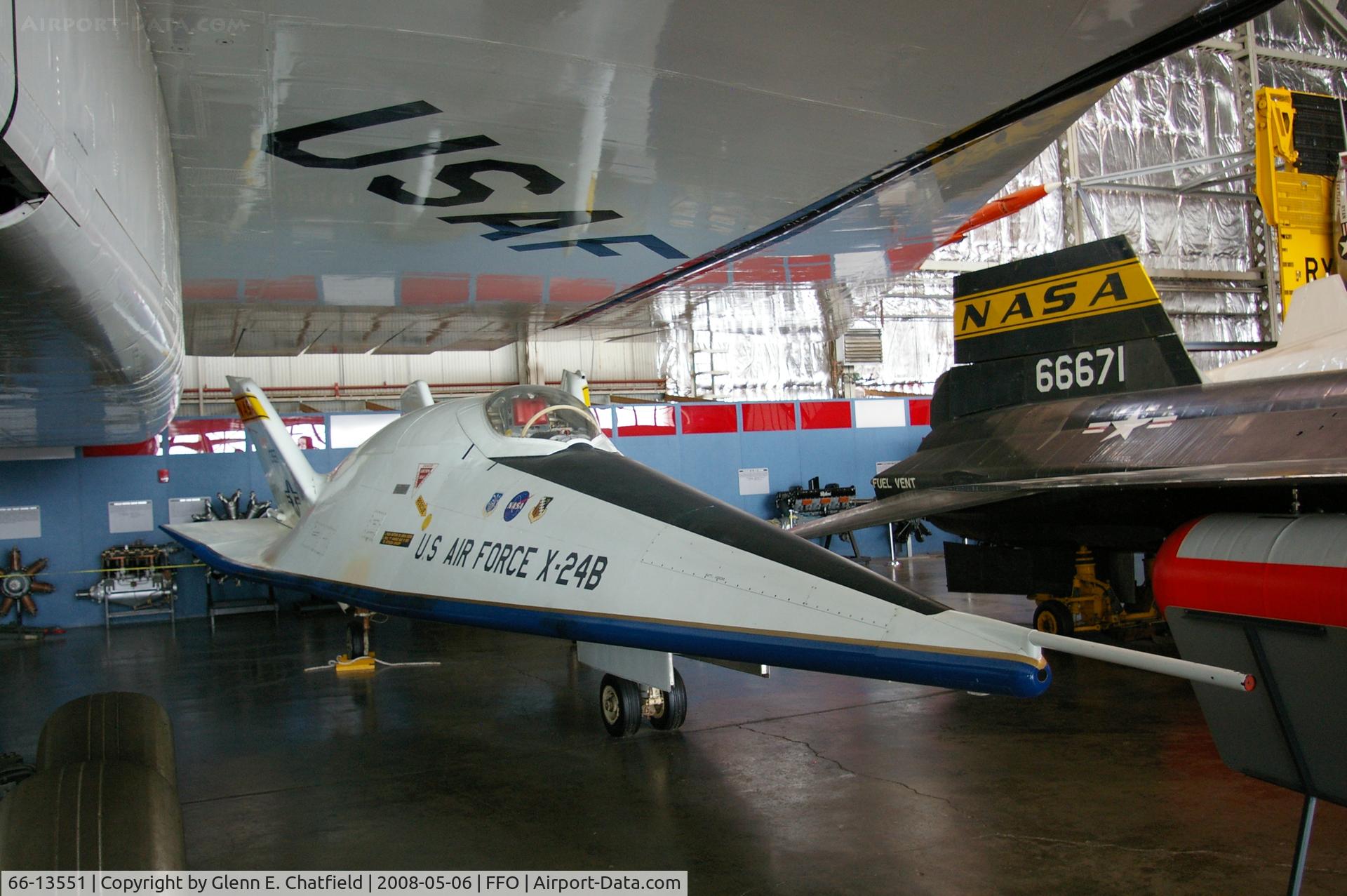 66-13551, 1972 Martin Marietta X-24B C/N Not found, Displayed at the National Museum of the U.S. Air Force