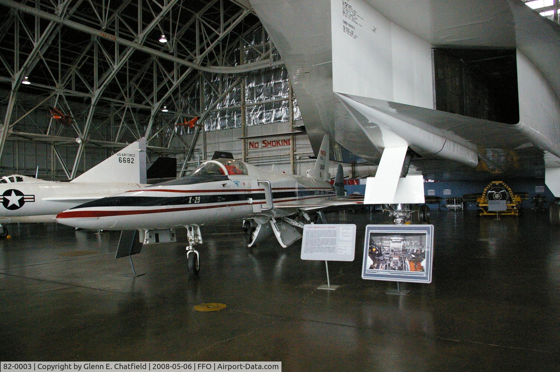82-0003, 1982 Grumman X-29A C/N Not found 82-0003, Displayed at the National Museum of the U.S. Air Force