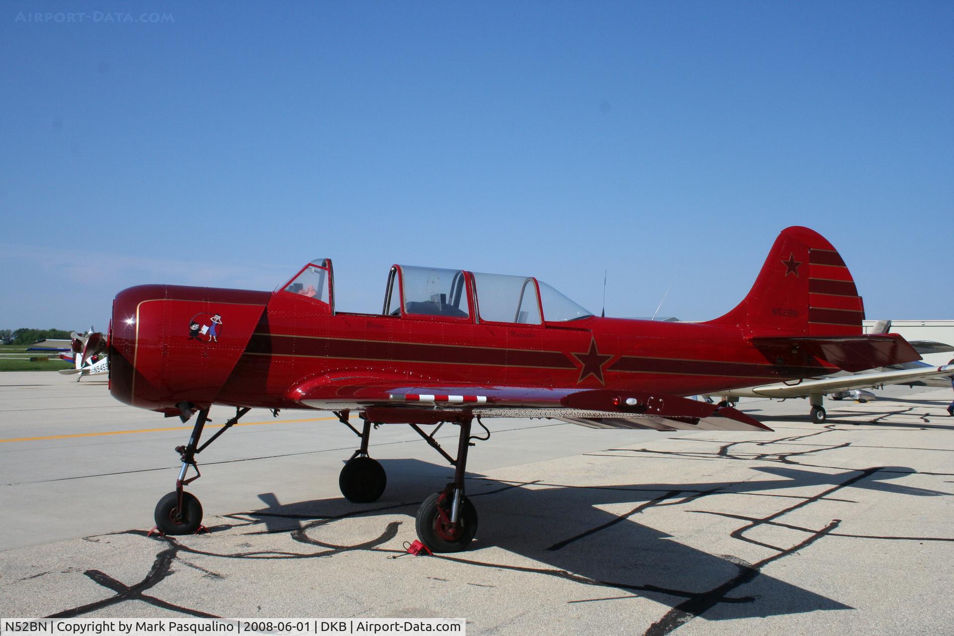 N52BN, 1993 Yakovlev Yak-52 C/N 9311705, YAK 52