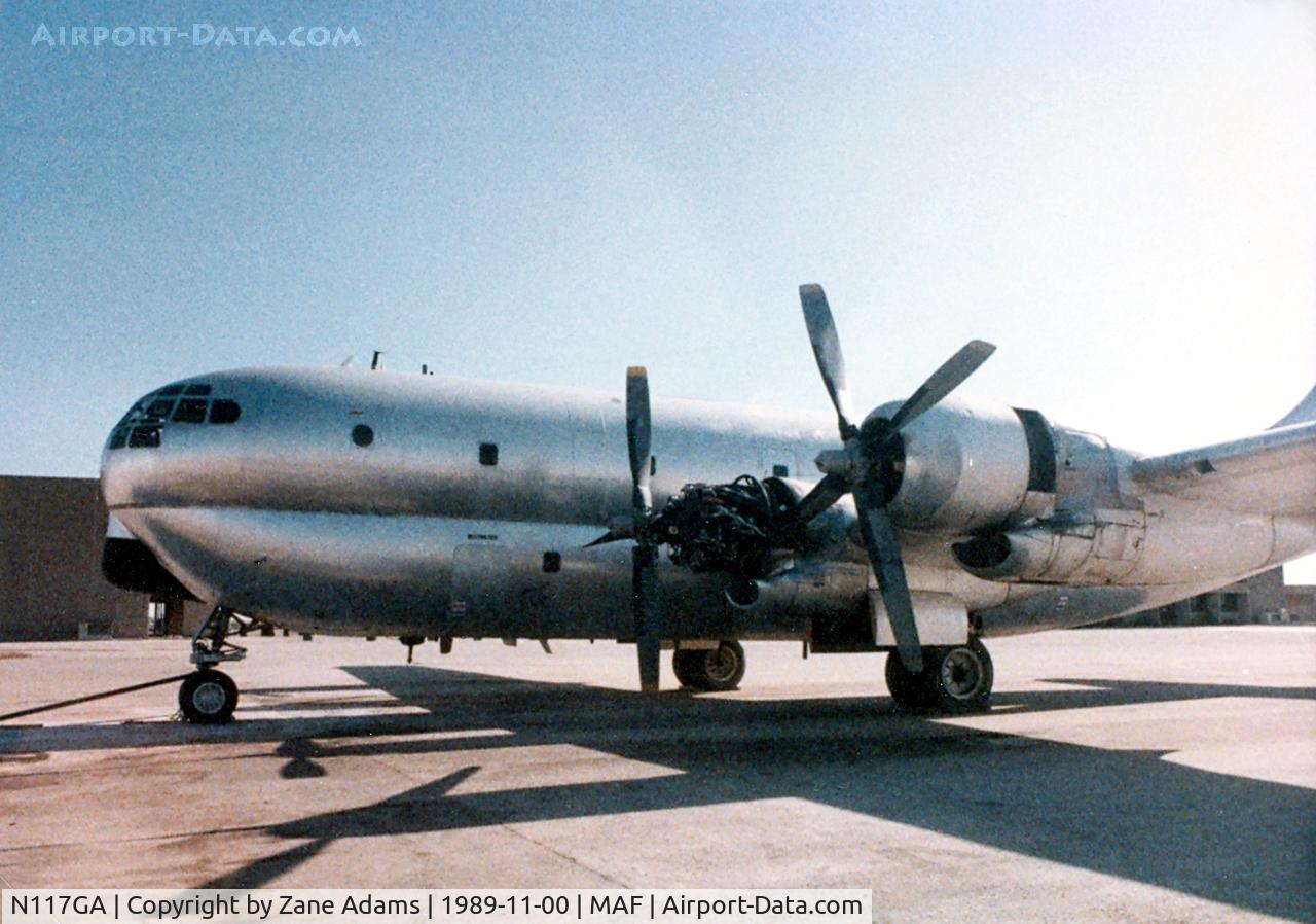 N117GA, 1952 Boeing C-97G (367-76-66) Stratofreighter C/N 16749, KC-97 up for auction at Midland - registered as N1175k - now in restoration to fly with Berlin Airlift Historical Foundation