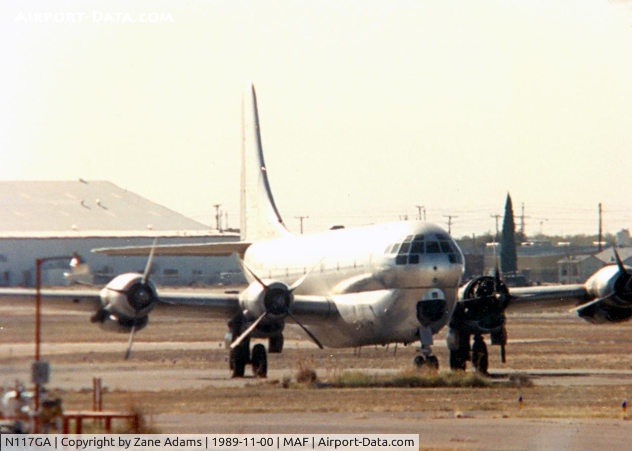 N117GA, 1952 Boeing C-97G (367-76-66) Stratofreighter C/N 16749, KC-97 up for auction at Midland - registered as N1175k - now in restoration to fly with Berlin Airlift Historical Foundation