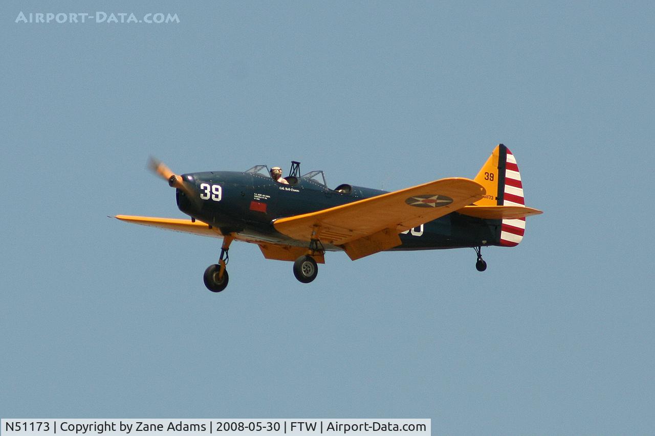 N51173, 1944 Fairchild M-62A C/N 10564AE, PT-19 landing 16 at Meacham Field