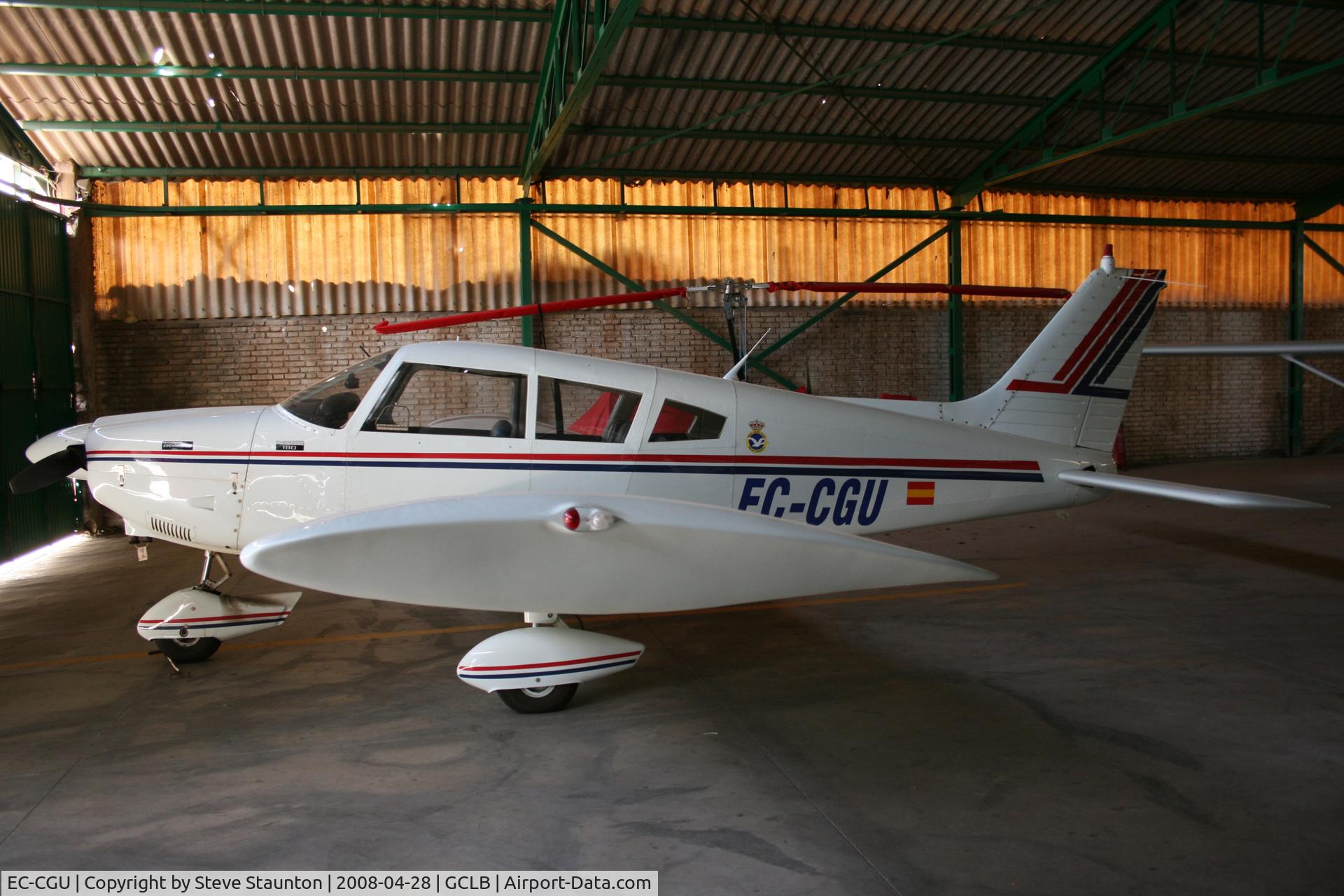 EC-CGU, Piper PA-28-180 Challenger C/N 28-7305576, Taken at El Berriel, Gran Canaria.