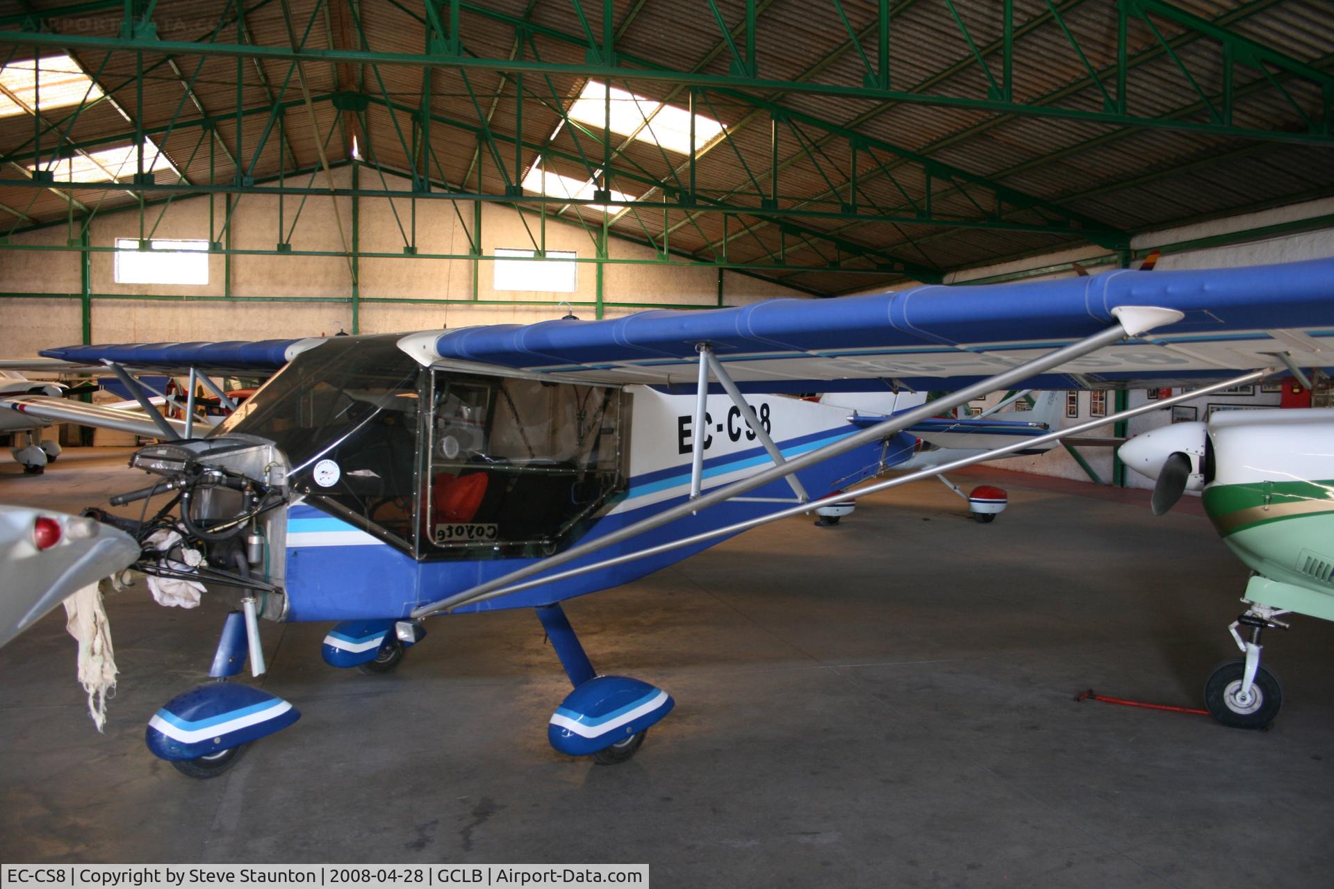 EC-CS8, 1997 Rans S-6ES Coyote II 582 C/N S-6A-145, Taken at El Berriel, Gran Canaria.