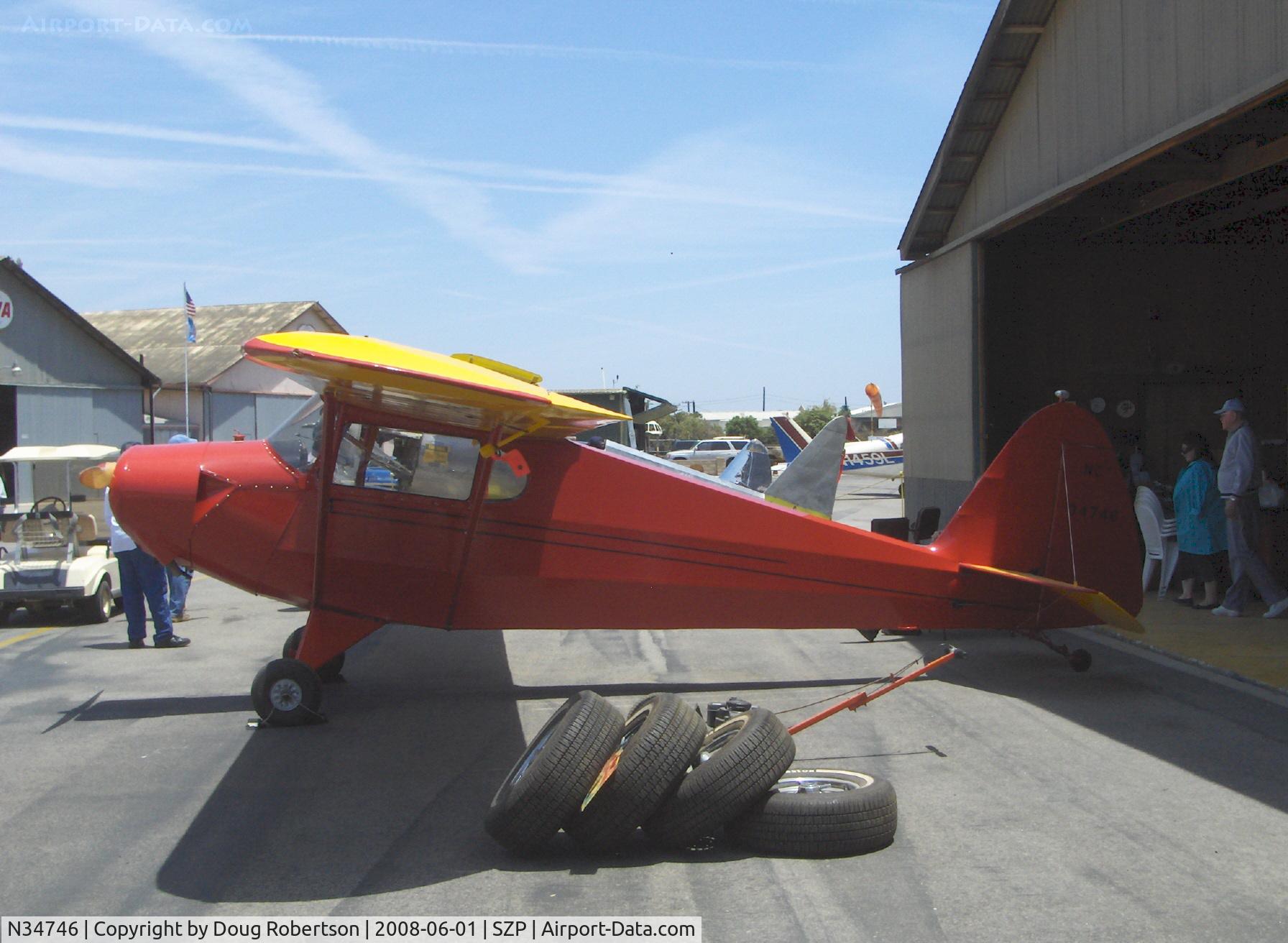 N34746, Porterfield FP-65 C/N 899, 1941 Porterfield FP-65 COLLEGIATE, Continental C75 75 Hp upgrade from original rare Franklin power. This aircraft has an incredible 670 hours total time with less than 20 hours SMOH. Is for sale. A&P mechanic family owned.