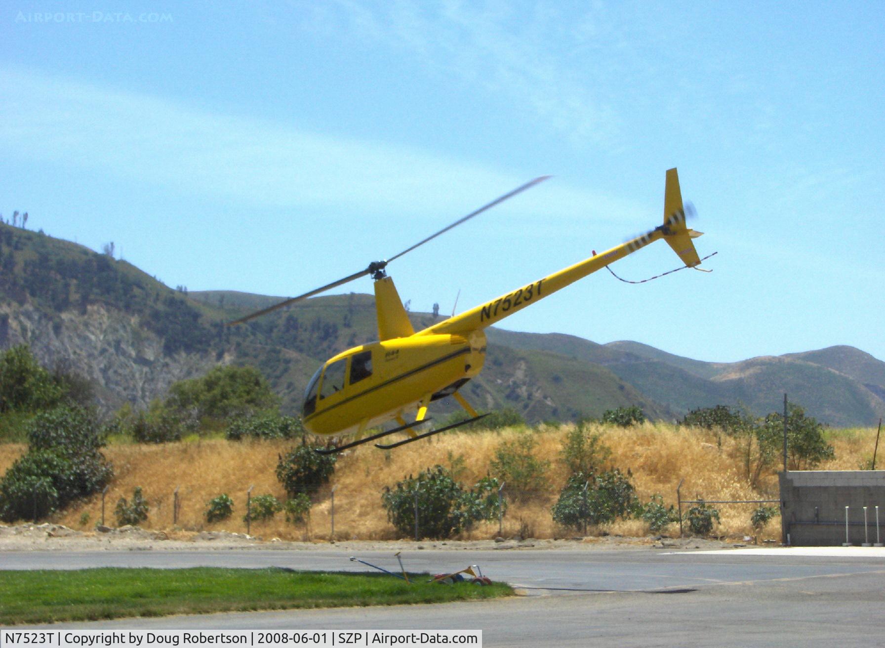 N7523T, 2004 Robinson R44 Raven II C/N 10311, 2004 Robinson R-44 RAVEN II, Lycoming IO-540 derated to 245 Hp for 5 minutes, 205 Hp continuous, takeoff climb