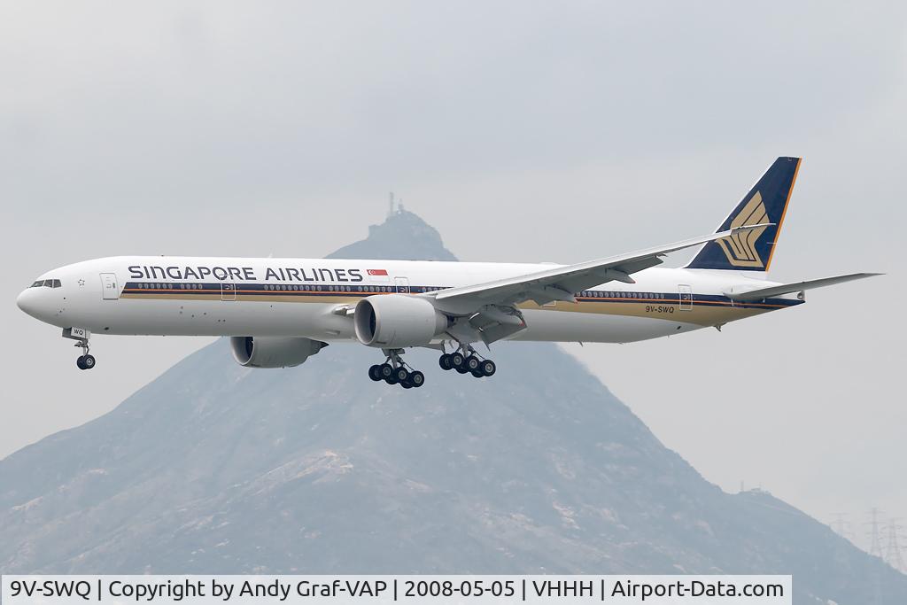 9V-SWQ, 2008 Boeing 777-312/ER C/N 34582, Singapore Airlines 777-300