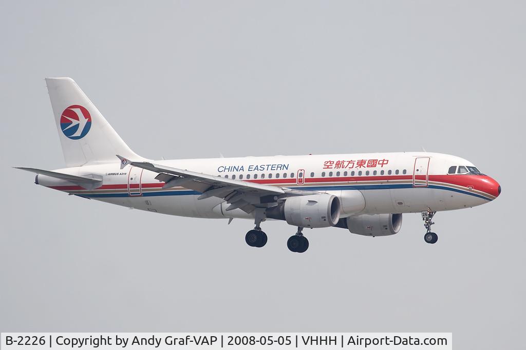 B-2226, 2002 Airbus A319-112 C/N 1786, China Eastern A319