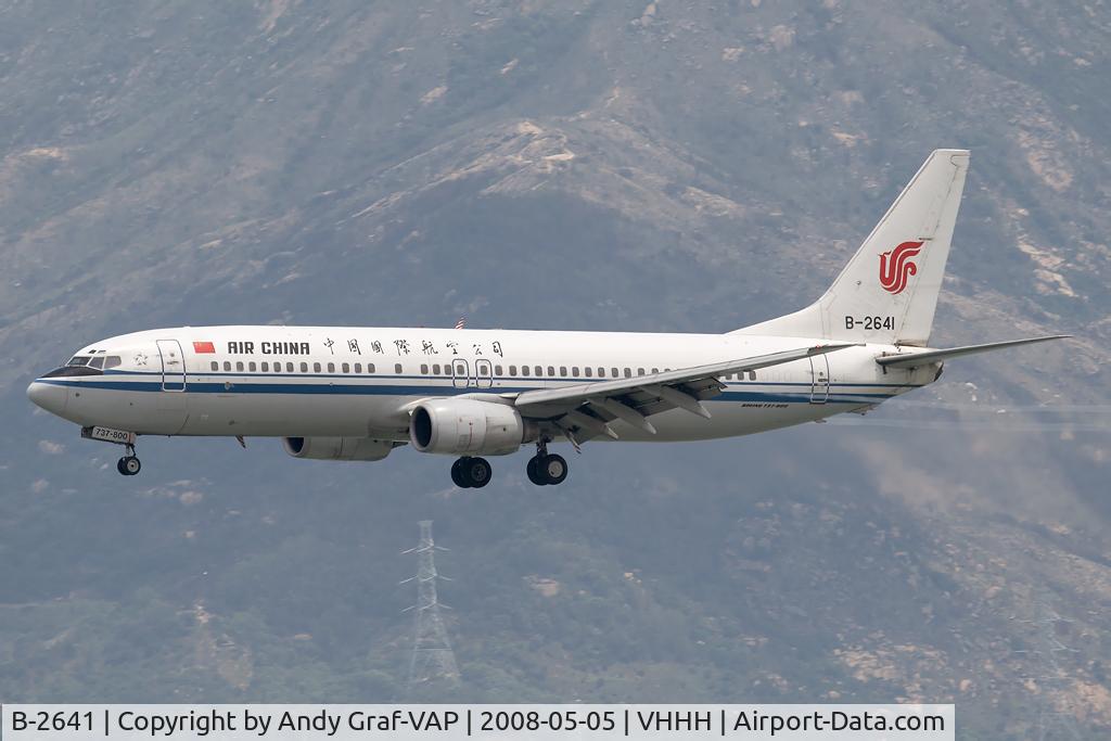 B-2641, 1999 Boeing 737-89L C/N 29876, Air China 737-800