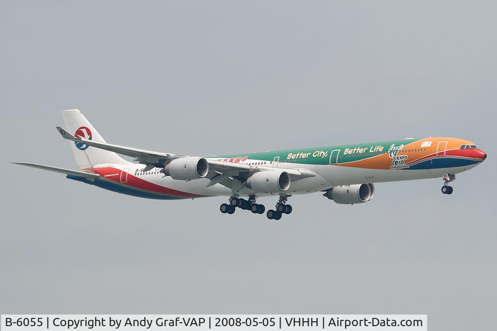 B-6055, 2004 Airbus A340-642 C/N 586, China Eastern A340-600