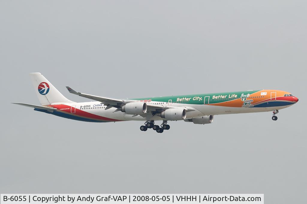 B-6055, 2004 Airbus A340-642 C/N 586, China Eastern A340-600