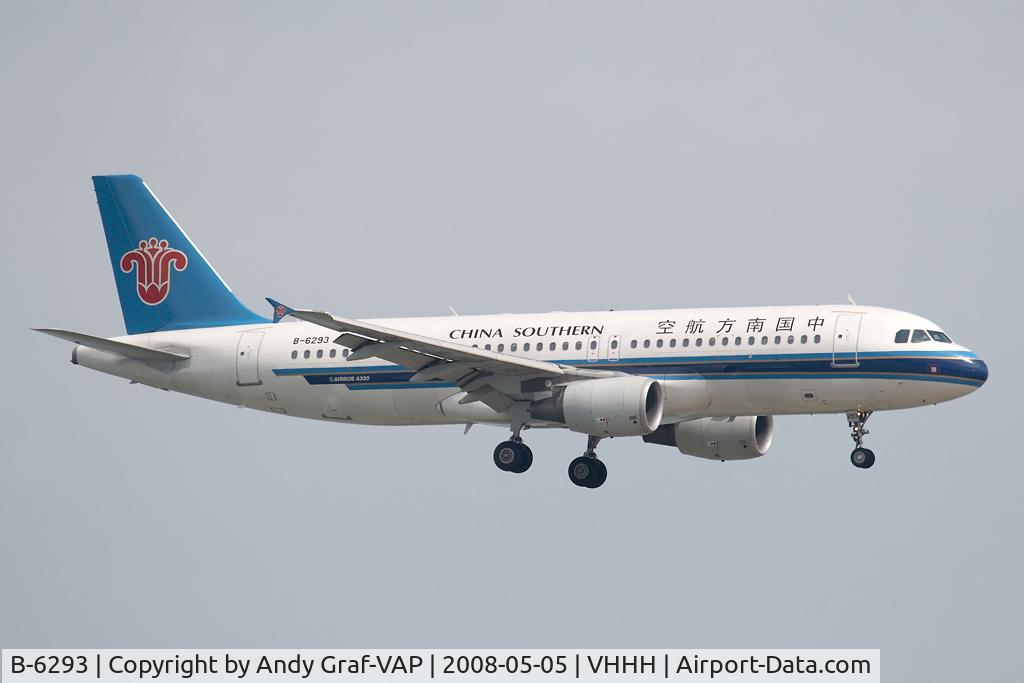 B-6293, 2006 Airbus A320-214 C/N 2986, China Southern A320