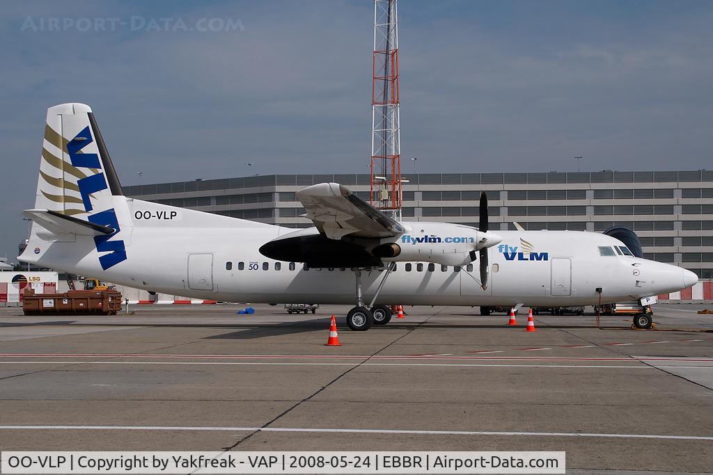 OO-VLP, 1991 Fokker 50 C/N 20209, VLM Fokker 50