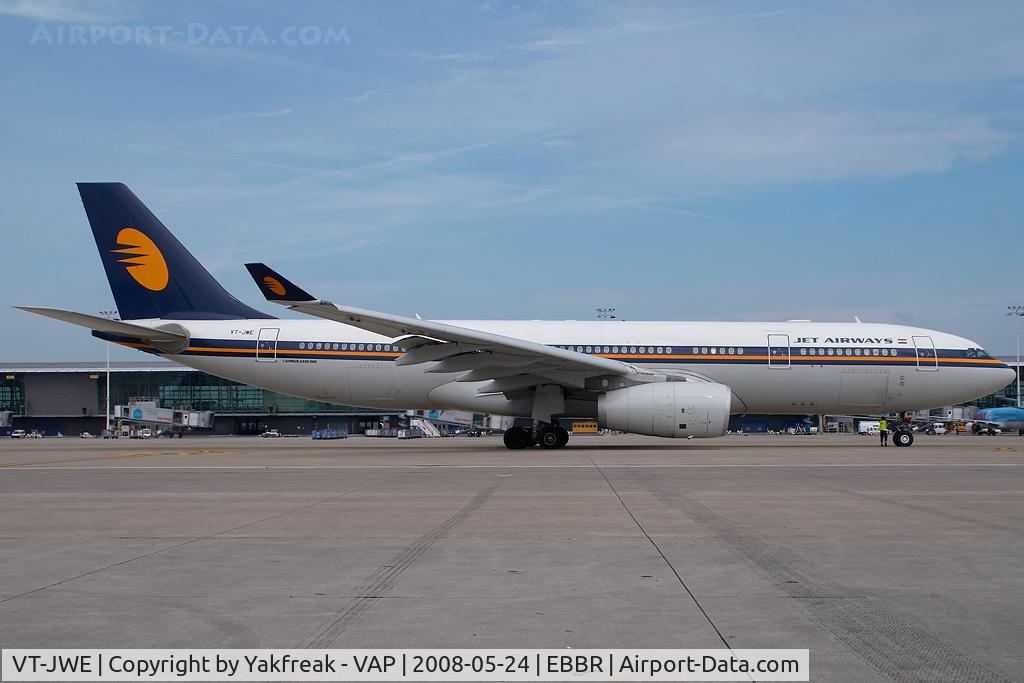 VT-JWE, 2006 Airbus A330-243 C/N 807, Jet Airways Airbus 330-200