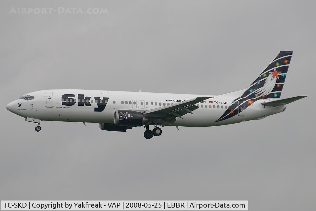 TC-SKD, 1992 Boeing 737-4Q8 C/N 25372, Sky Airlines Boeing 737-400