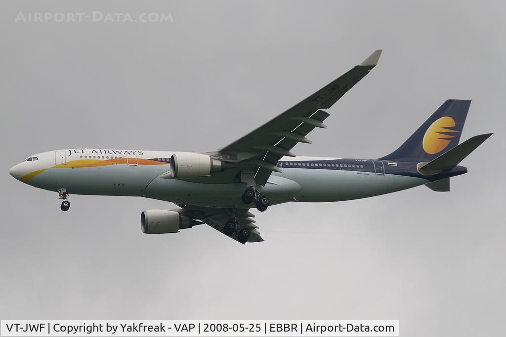 VT-JWF, 2007 Airbus A330-202 C/N 825, Jet Airways Airbus 330-200