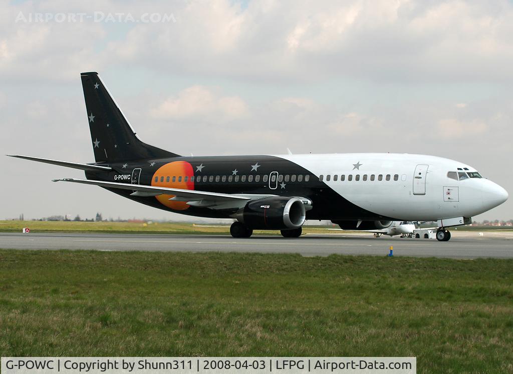 G-POWC, 1991 Boeing 737-33A(QC) C/N 25402, Arriving from flight...