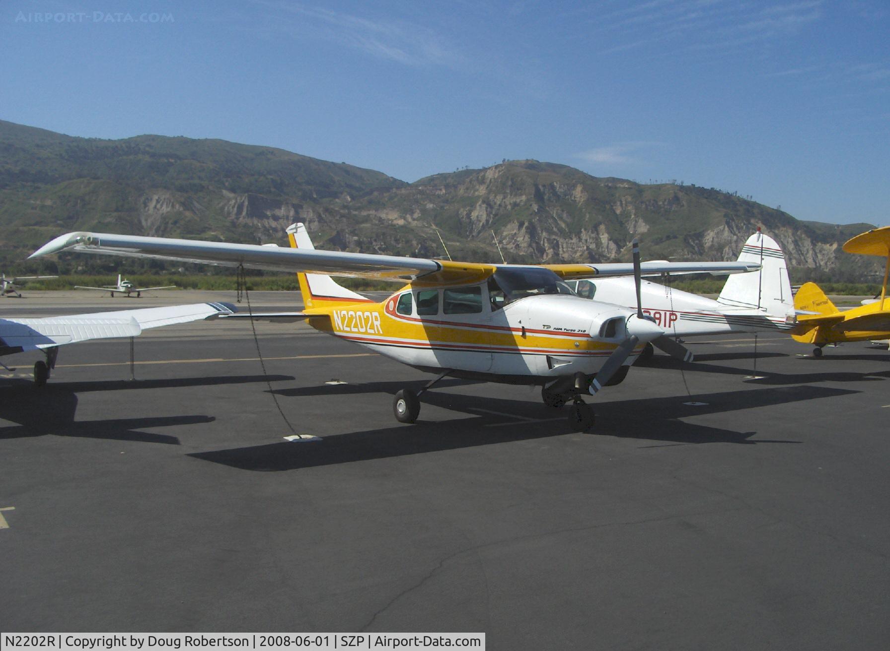 N2202R, 1968 Cessna T210H Turbo Centurion C/N T210-0352, 1968 Cessna T210H Turbo Centurion, Continental IO-520 285 Hp