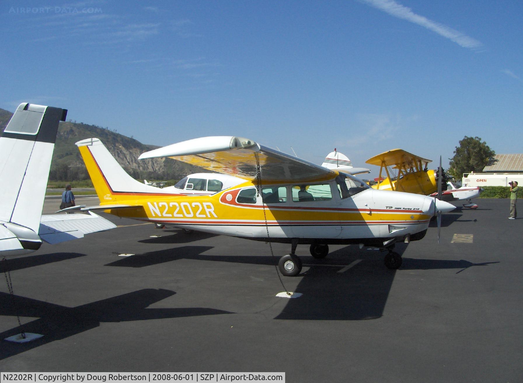 N2202R, 1968 Cessna T210H Turbo Centurion C/N T210-0352, 1968 Cessna T210H Turbo Centurion, Continental IO-520 285 Hp