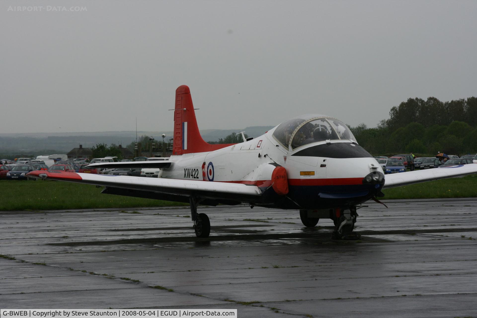 G-BWEB, 1971 BAC 84 Jet Provost T.5A C/N EEP/JP/1044, Taken at Abingdon Air & County Show 2008 in aid of the Thames Valley and Chiltern Air Ambulance (http://www.abingdonfayre.com/)