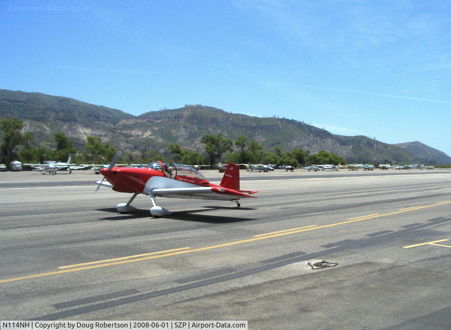 N114NH, Vans RV-8 C/N 82137, 2007 Davis VAN's RV-8, taxi to Rwy 22