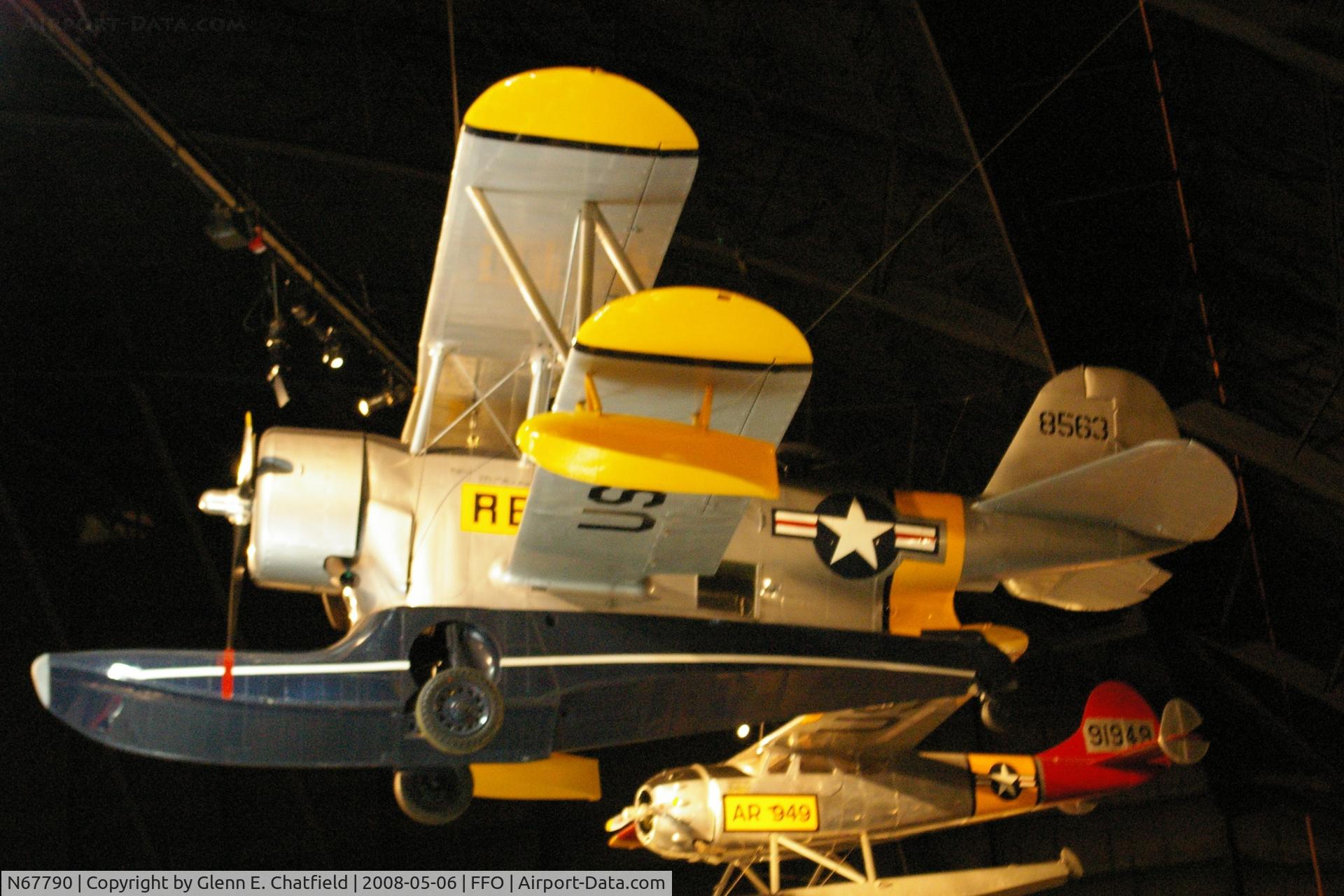 N67790, 1945 Grumman J2F-6 Duck C/N 33587, Hanging from the ceiling in the National Museum of the U.S. Air Force