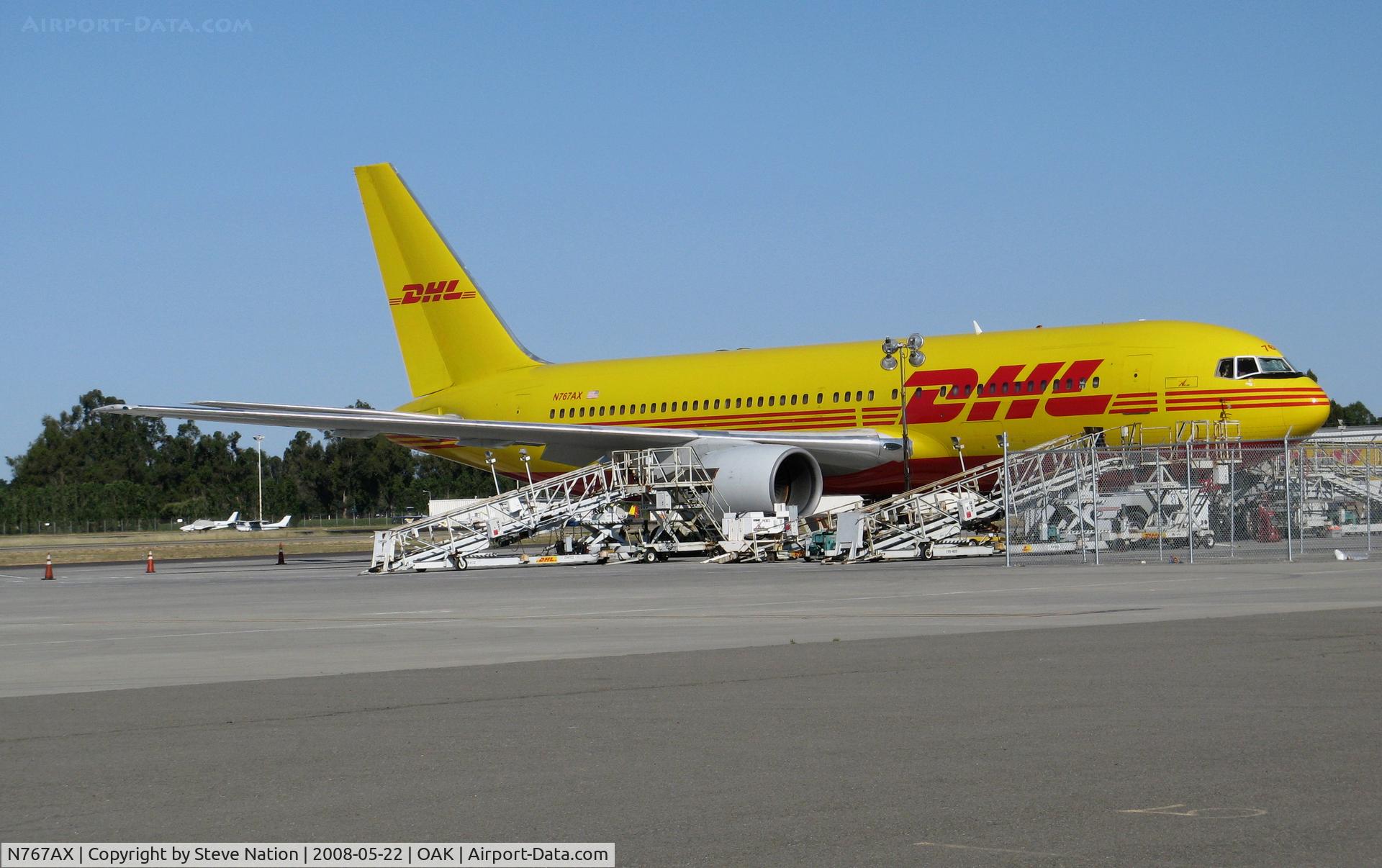 N767AX, 1983 Boeing 767-281(BDSF) C/N 22785, DHL 1983 Boeing 767-281 @ Oakland, CA