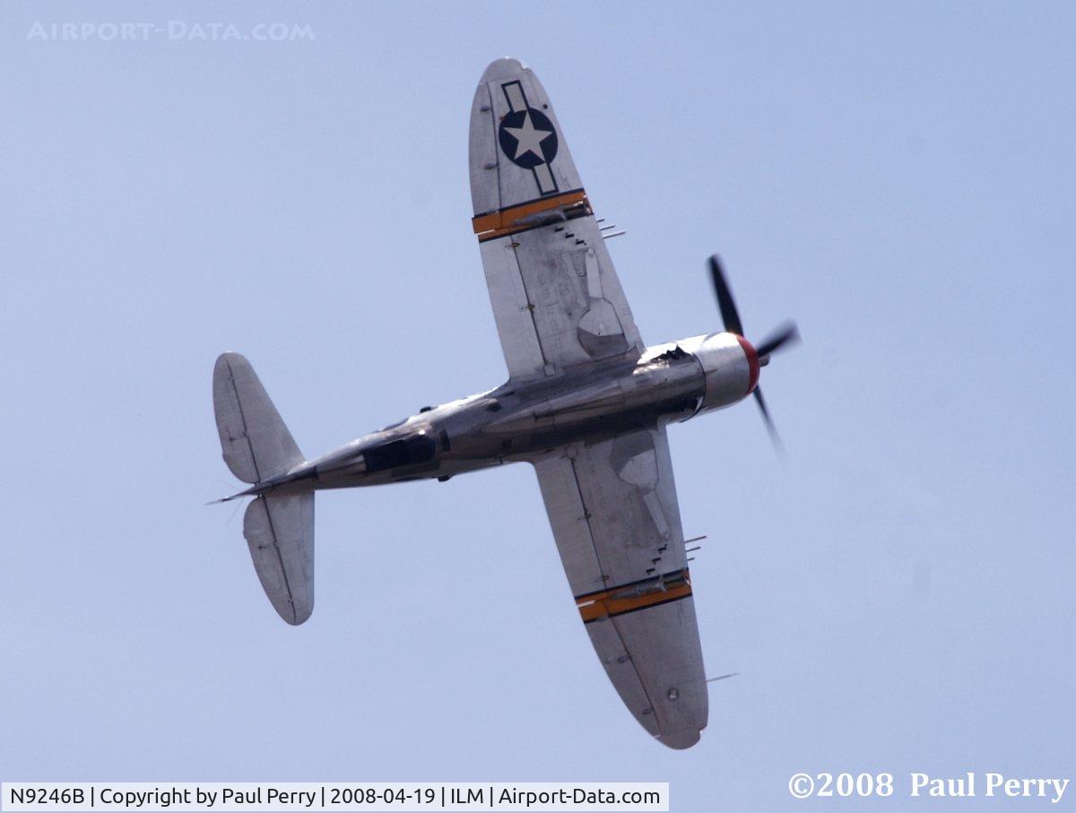 N9246B, 1944 Republic P-47D Thunderbolt C/N 339-55605, Nothing like watching a Jug haul around the sky