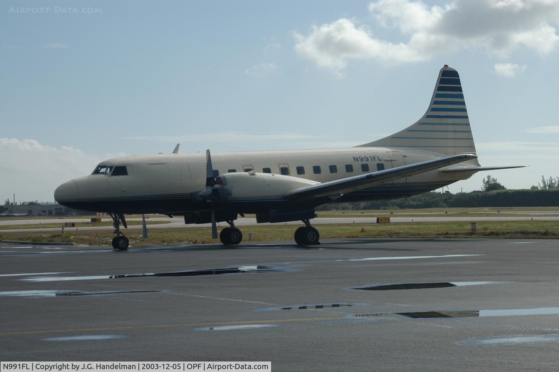 N991FL, 1958 Convair 440 Metropolitan C/N 508, at OPF
