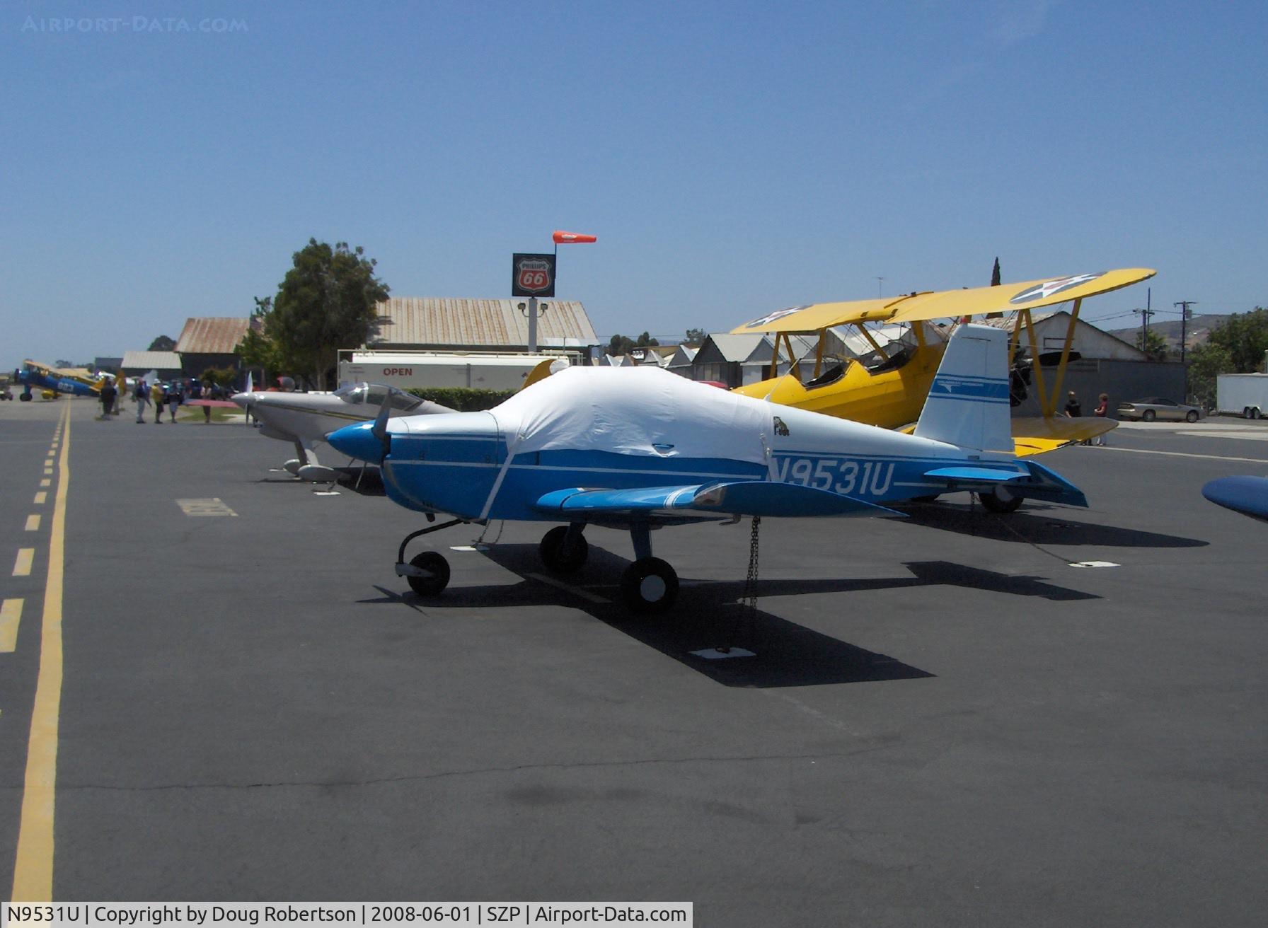 N9531U, 1977 Grumman American AA-1C Lynx C/N AA1C0027, 1977 Grumman American AA-1C LYNX, Lycoming O-235 115 Hp