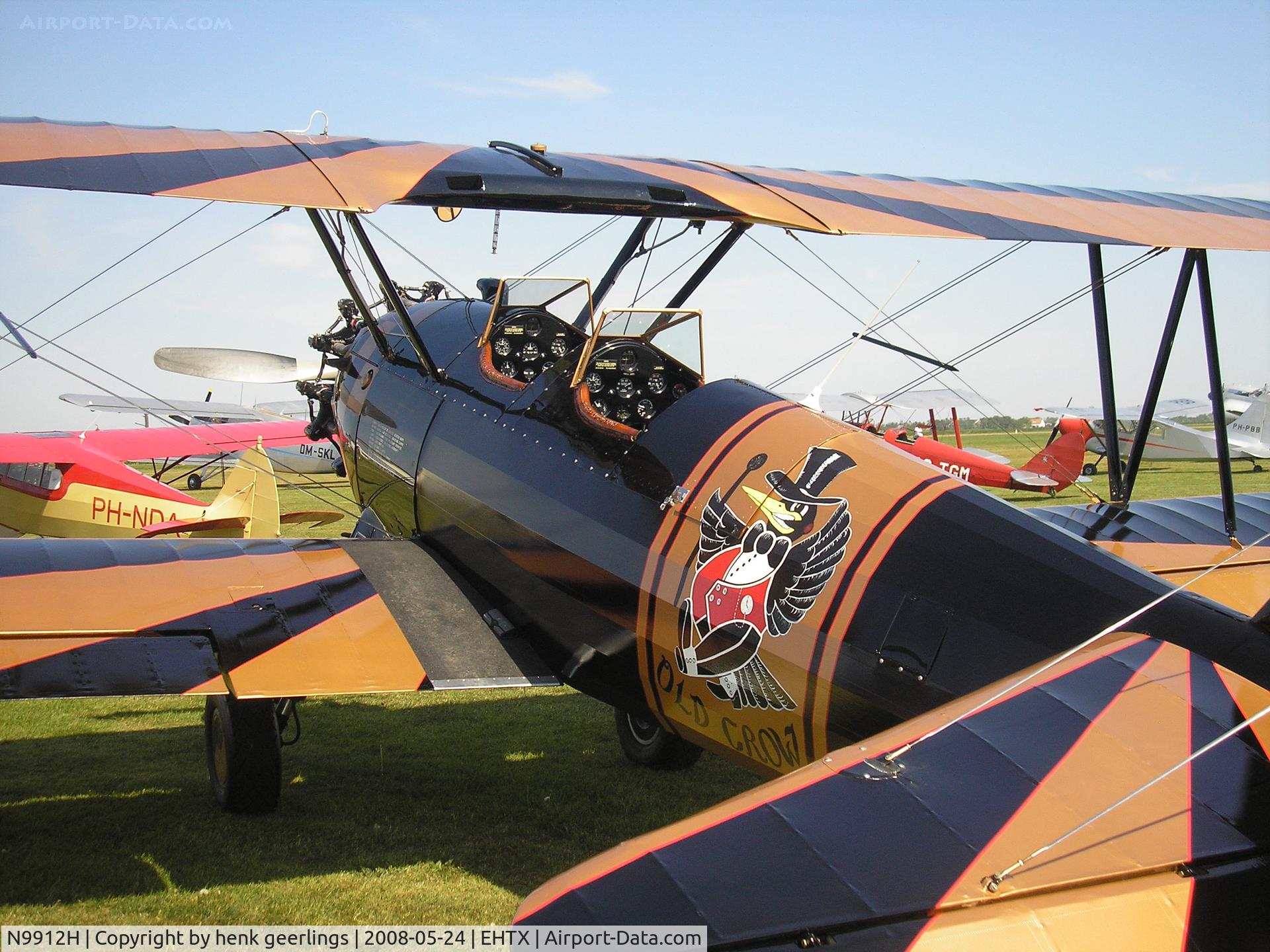 N9912H, 1943 Boeing N2S-3 Kaydet (B75N1) C/N 75-7213, Texel Taildragger & Old Timer Fly-In