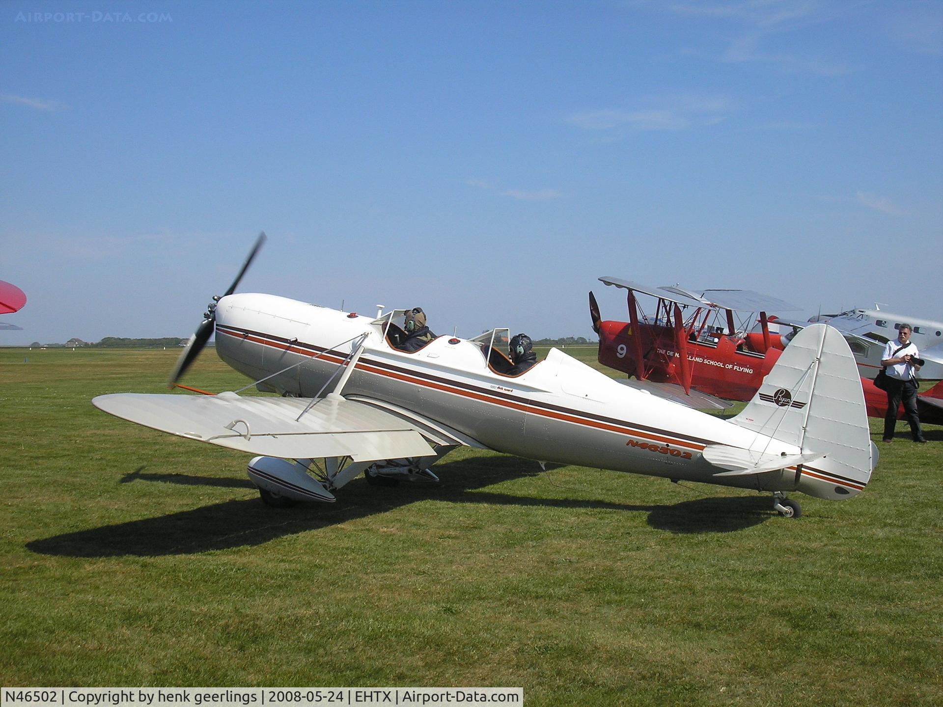 N46502, 1943 Ryan Aeronautical ST3KR C/N 1995, Texel Taildragger & Old Timer Fly-In