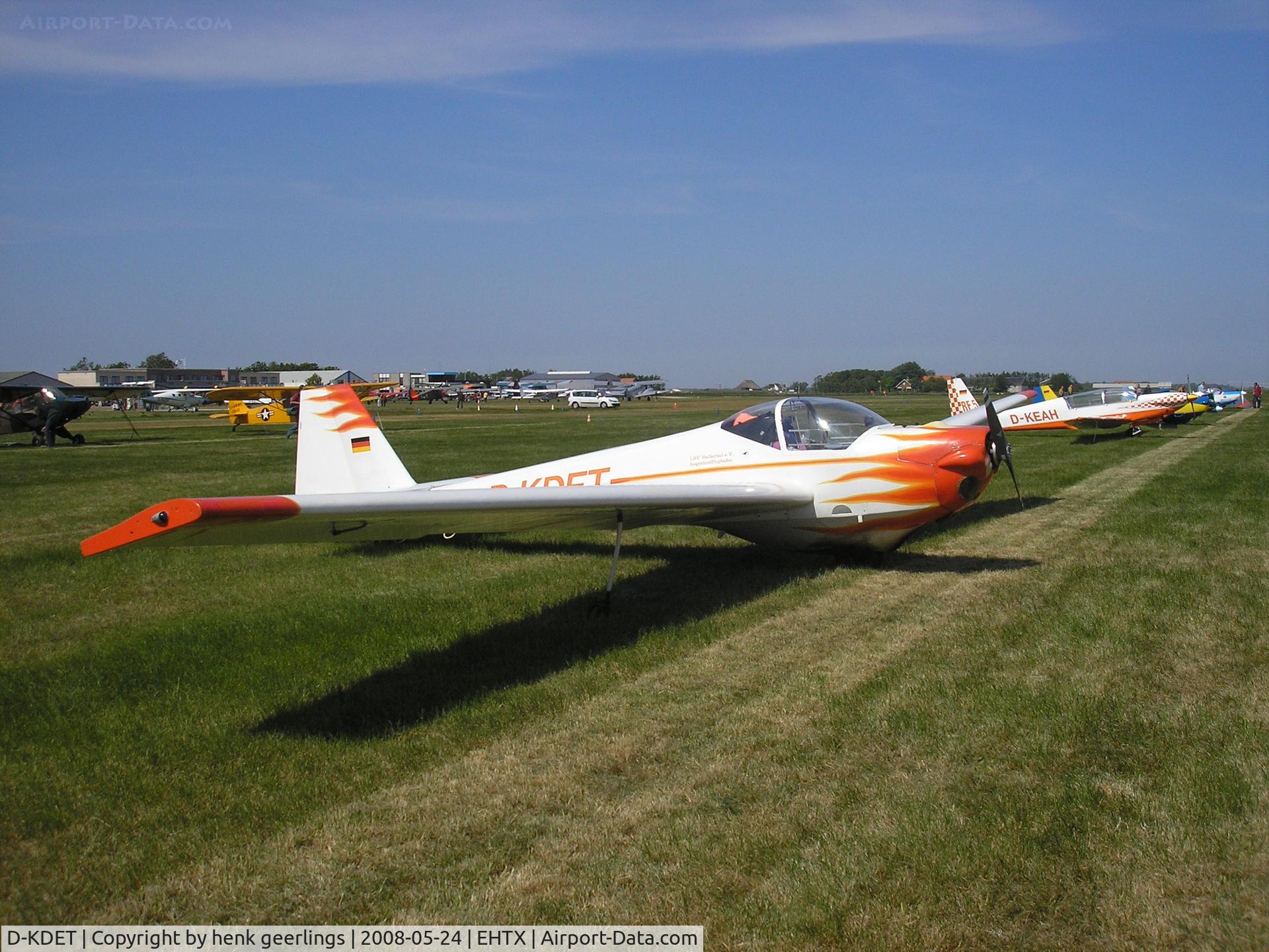 D-KDET, Scheibe SF-25C Falcke C/N 44190, Texel Taildragger & Old Timer Fly-In