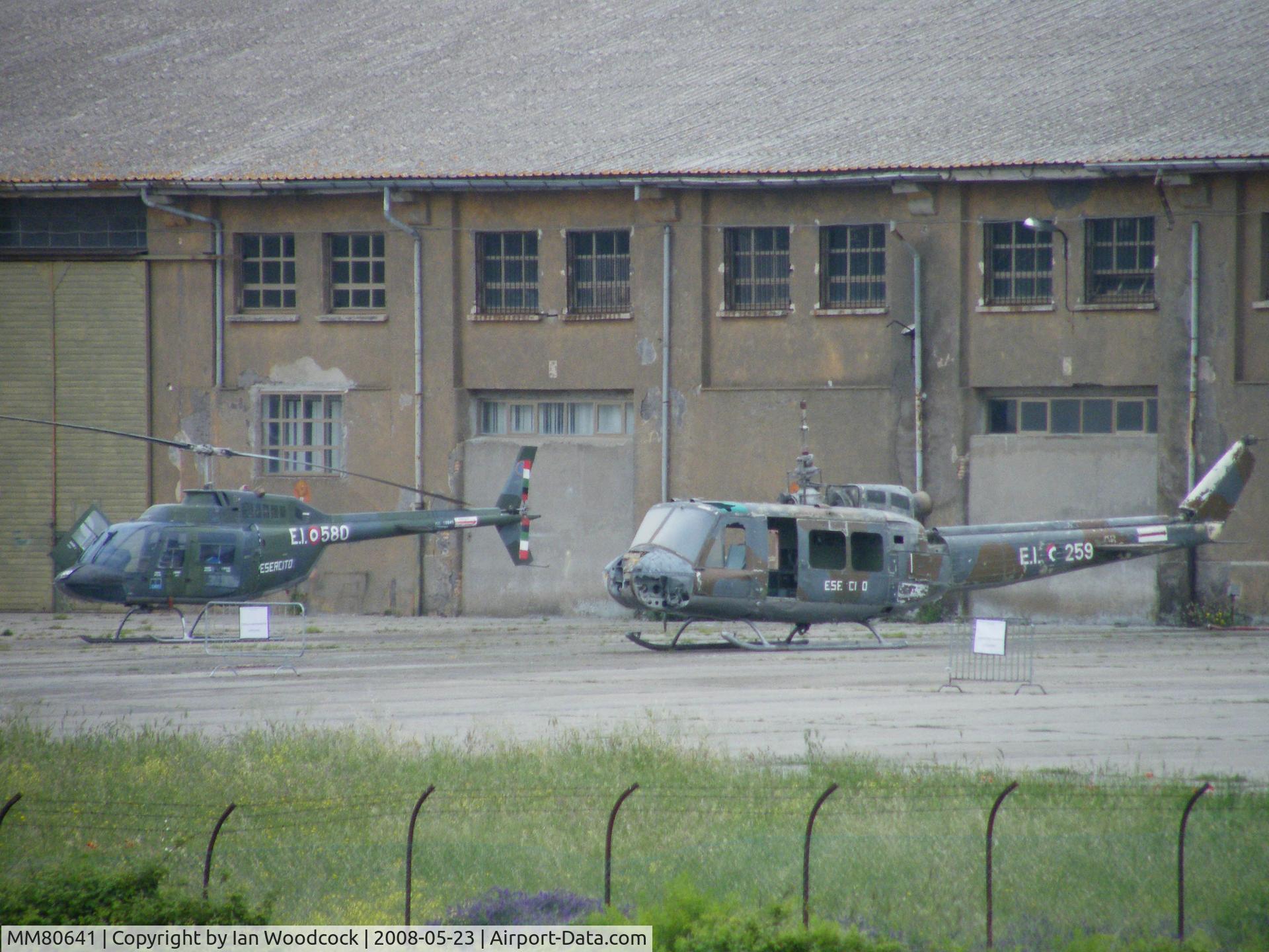 MM80641, Agusta AB-206C-1 Jet Ranger II C/N 9119, Agusta Bell AB206/(EI-580)Italian Army/Viterbo (South) withdrawn from use