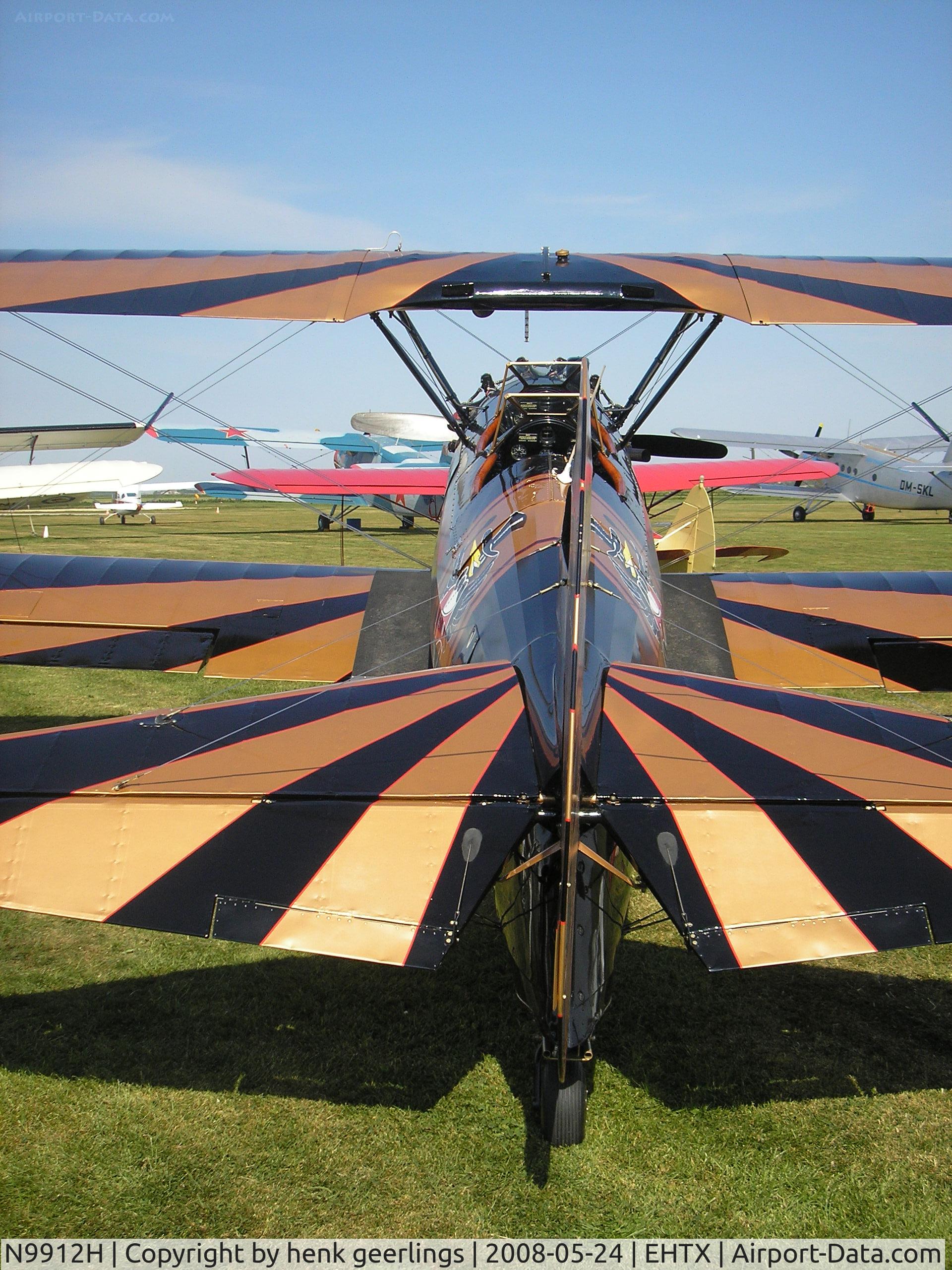 N9912H, 1943 Boeing N2S-3 Kaydet (B75N1) C/N 75-7213, Texel Taildragger & Old Timer Fly-In