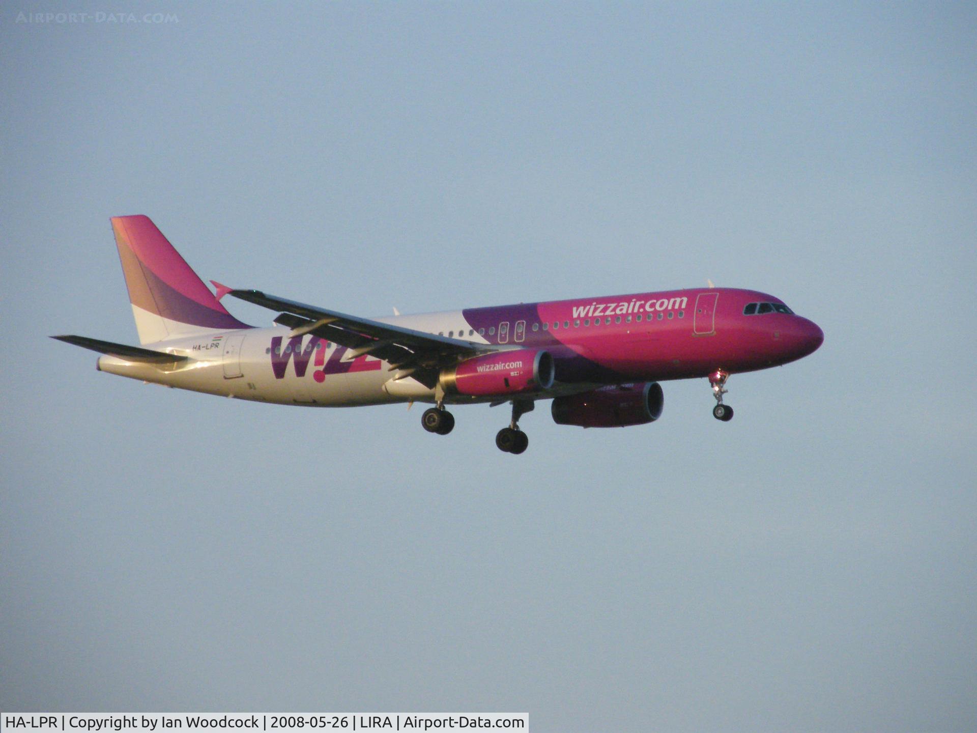 HA-LPR, 2008 Airbus A320-232 C/N 3430, Airbus A320-232/Wizz Air/Ciampino