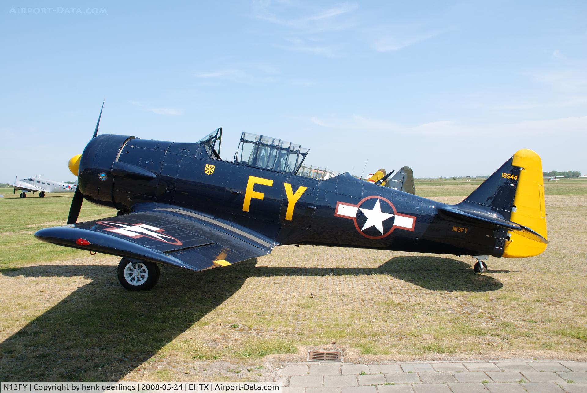 N13FY, 1942 North American AT-6A Texan C/N 78-6922, Texel Taildragger & Old Timer Fly-In